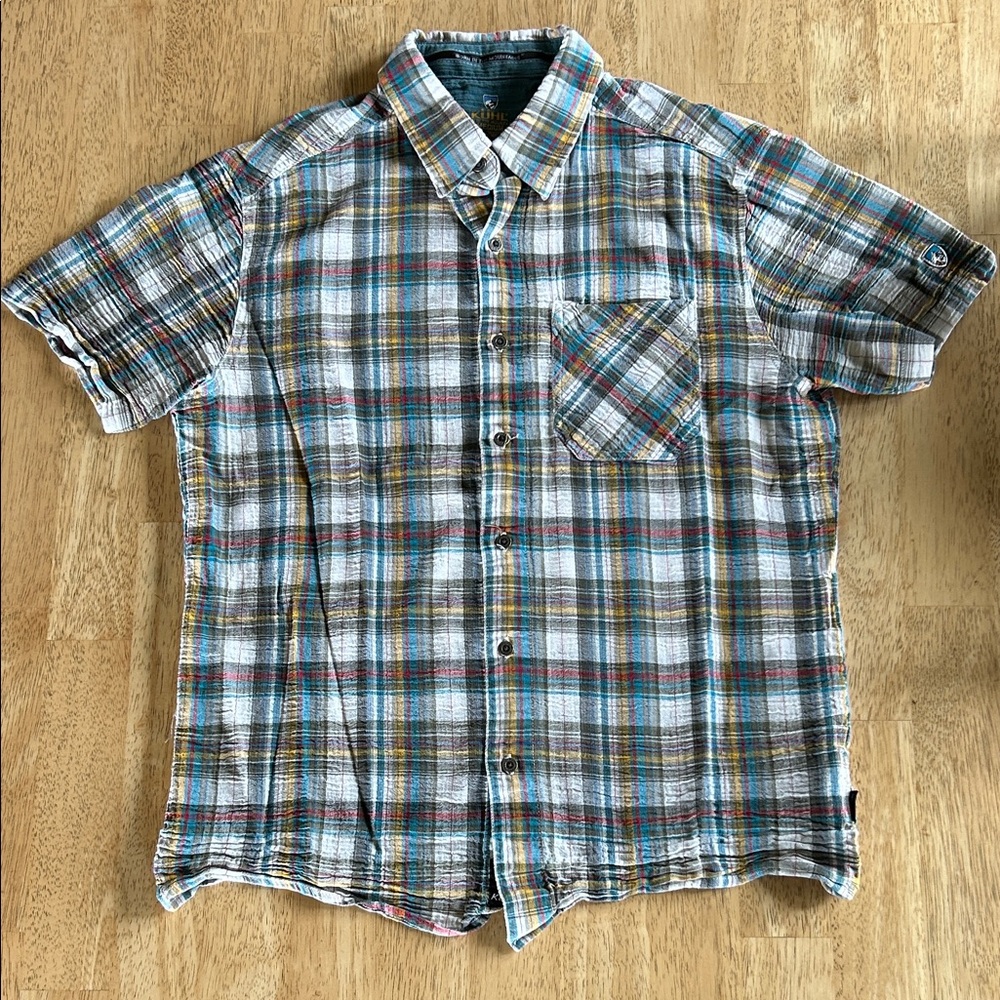 Kuhl Plaid Short Sleeve Shirt
